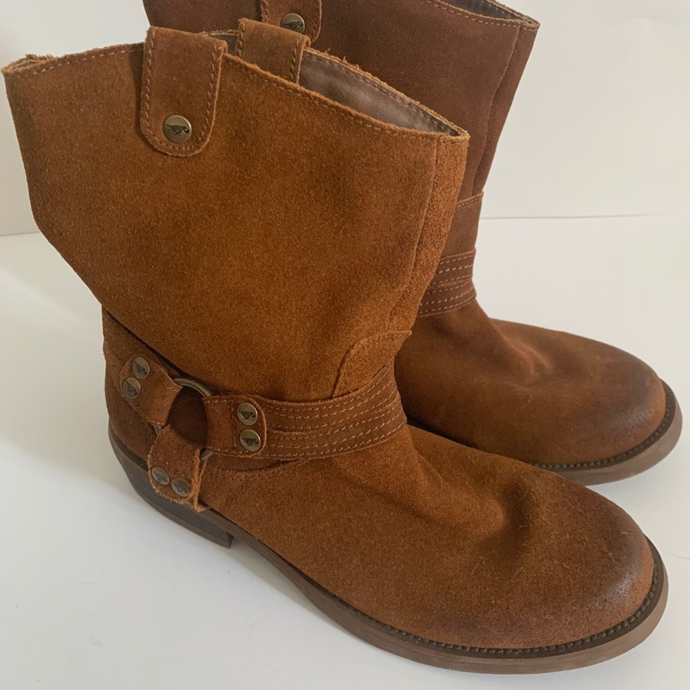 Rocket Dog Suede Motorcycle Boots